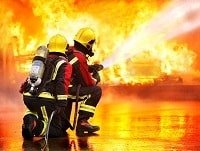 Guar Gum used in fire fighting